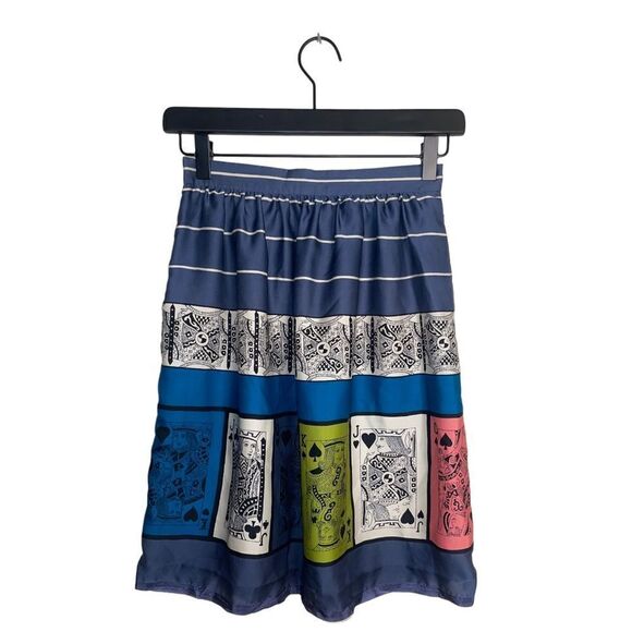 Anthropologie Edme and Estylle Pinochle Pleated Skirt - Picture 2 of 15